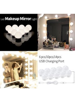 ELTRAZONE LED Vanity Mirror Lights Kit – White, 26.00 x 7.00 x 17.00 cm, Adjustable Brightness for Makeup, Grooming, and Self-Care, Easy Installation for Dressing Tables and Bathroom Mirrors  - Image 5