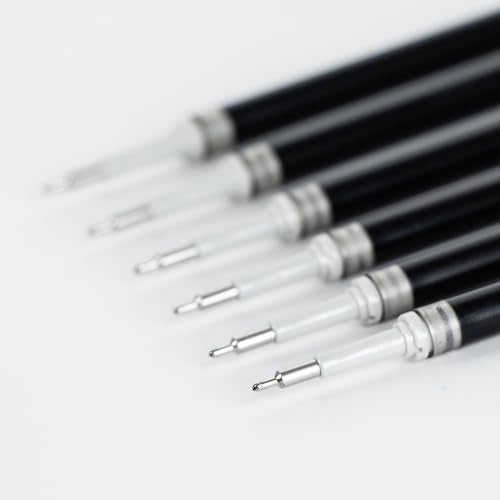 Pentel Refill Ink - for EnerGel Gel Pen, 0.7mm Needle Tip, Fine, Black Ink, Pack of 6 Refills (LRN7-6A) - Image 5