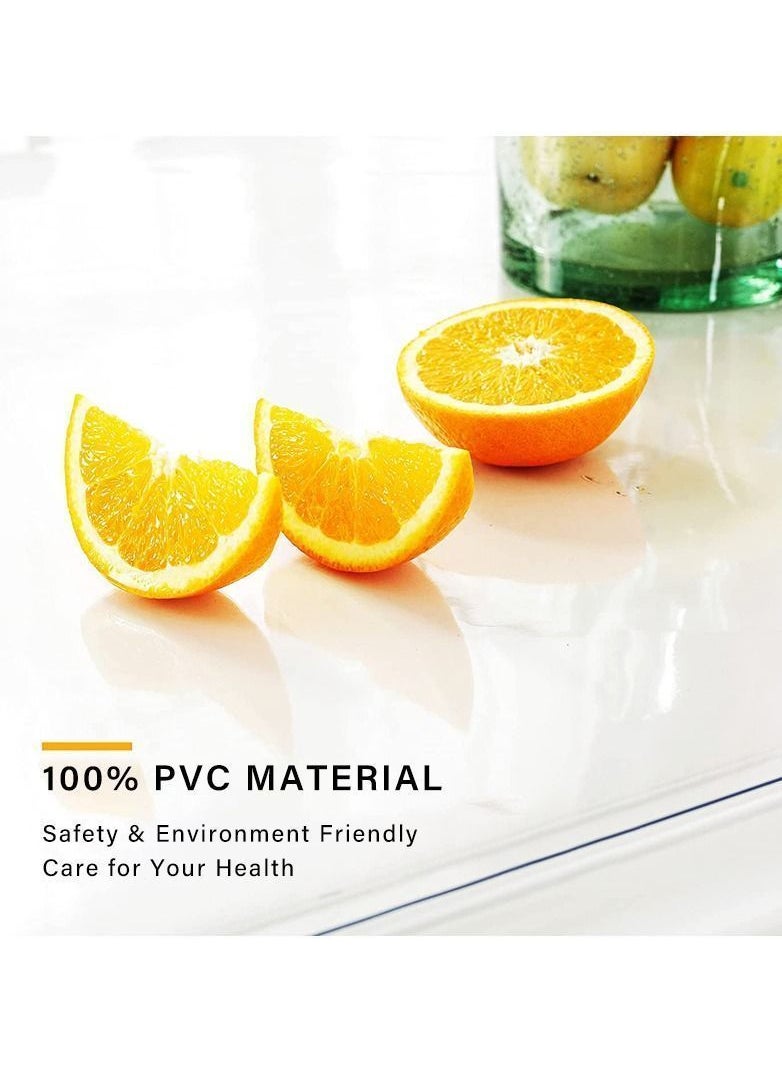 Dining Desk Clear Table Pads 1.5mm Thick Plastic Cover Protector for Home Office Kitchen