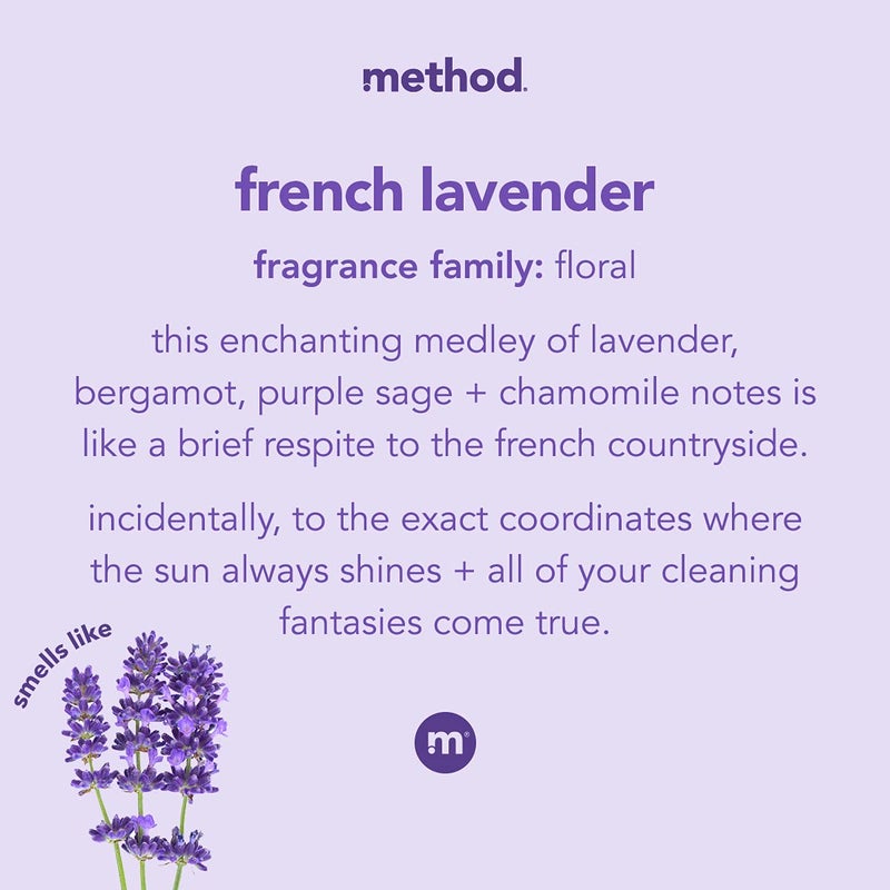 Method All-Purpose Cleaning Wipes, French Lavender, Multi-Surface, Compostable, 70 Count, (Pack of 3) - Image 3