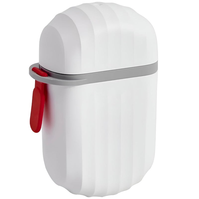Aseenaa Leakproof Plastic Air Tight Soap Case Holder with Cover for Bathroom, Gym, Travel, Hiking, Camping, Indoor & Outdoor (Set of 1, White) - Image 1