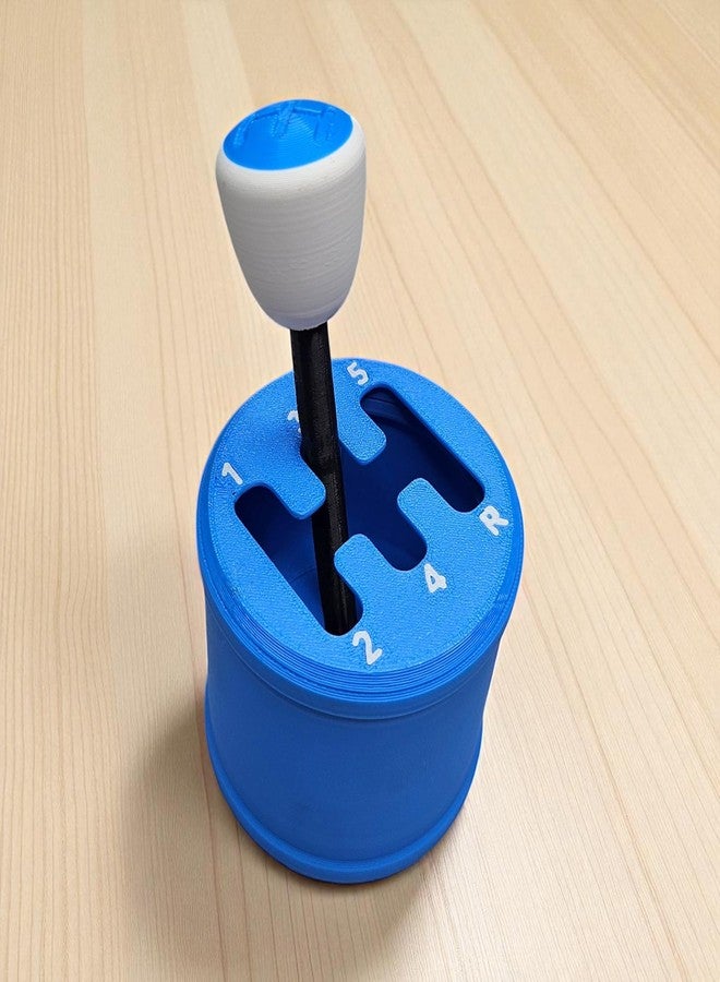 Sentosa Gear Shifter Fidget Toy - Stress Relief Sensory Toy with Realistic Gear Stick Design, Fun Handheld Anxiety Reliever for Focus, Calm & Play (Blue) - Image 2
