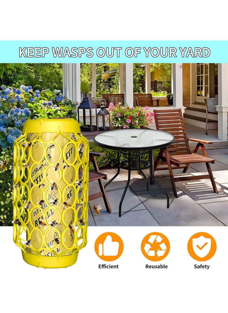 Generic - Outdoor Wasp and Yellow Jacket Traps - 2 Pack Bee Catcher Sticky Insect Deterrent for Effective Bug Control and Elimination - Image 1