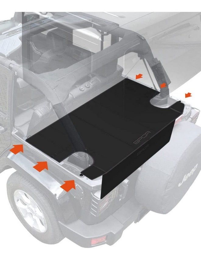 GPCA GPCA - Freedom Pack LITE, with Cargo Cover LITE Plus and Car Organizer, Trunk Cover and Car Trunk Organizer, Accessories for Wrangler JK, 4DR Sport, Sahara, Rubicon, and Freedom Unlimited 2007-2018  - Image 1