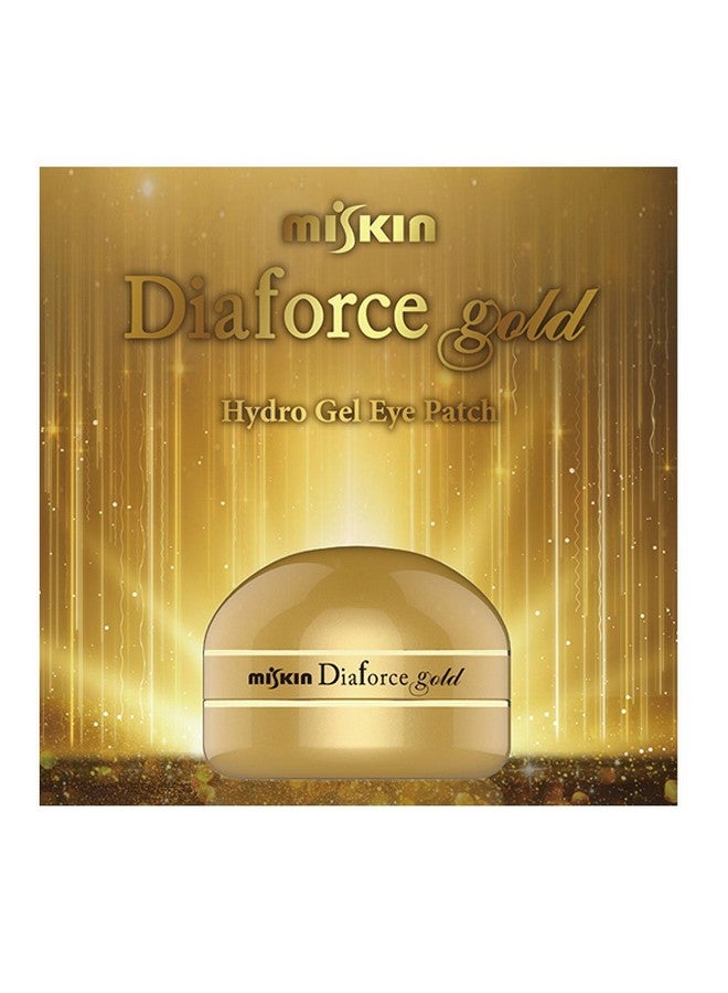 DiaForce [Made In Korea] Miskin Diaforce 60 Sheets Gold & Diamond Hydrogel Eye Patch Eye Mask By Miskin - Image 1