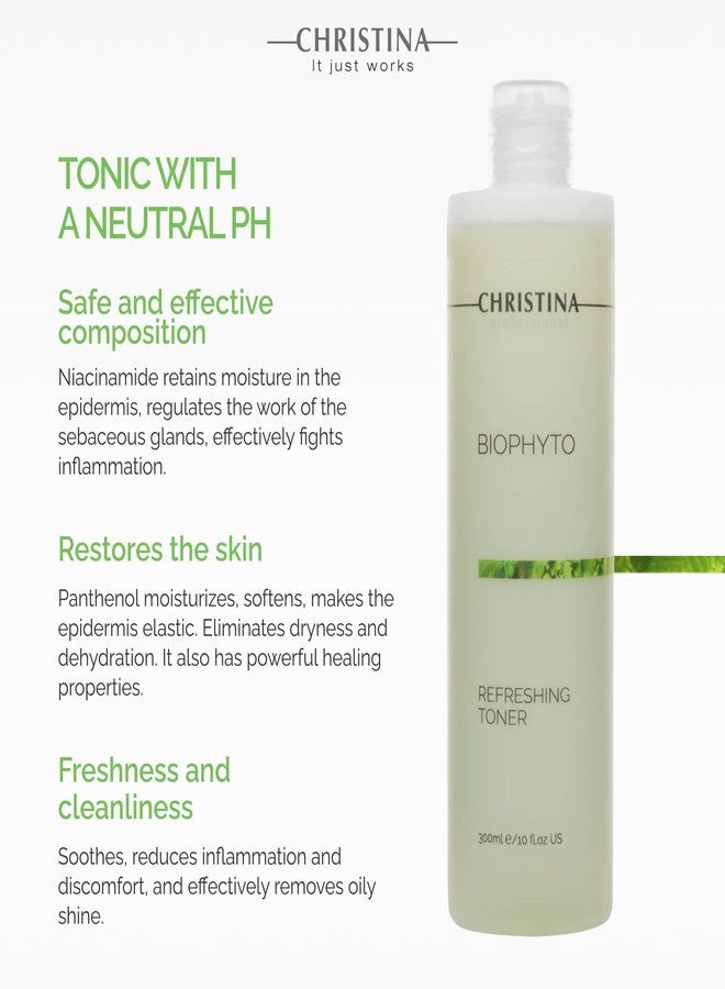 -CHRISTINA- Christina Bio Phyto Facial Toner | Gentle Cleansing Toner for Face | Eye Area Friendly Facewash | Optimal Consumption Packaging | Skin Regeneration, Irritation Relief, and Moisturization 300ml - Image 5