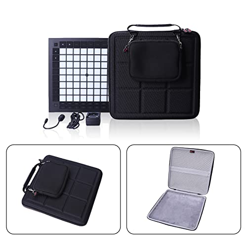 XANAD حافظة صلبة XANAD لجهاز Novation Launchpad Pro MK3 أو وحدة التحكم AKAI Professional APC Mini MK2 - مع حقيبة تخزين صغيرة - Image 3