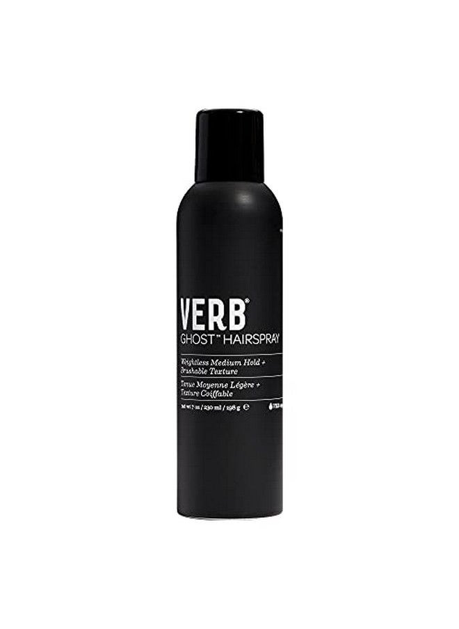 verb Ghost Hairspray Weightless Medium Hold Hairspray Infused With Moringa Oil Antifrizz Hairspray Promotes Radiant Shine Weightless L Texturizing Spray For All Hair Types 7 Oz  - Image 2