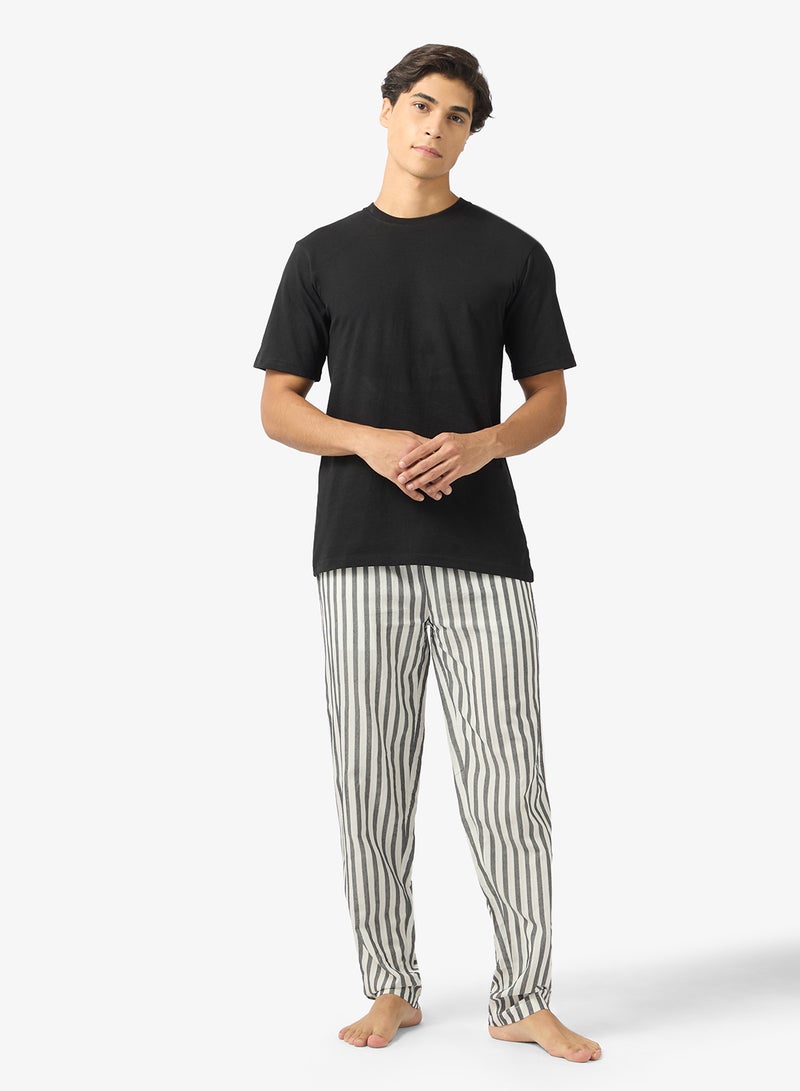 سفنتي فايف طقم بيجامة قميص وبنطلون - Image 1