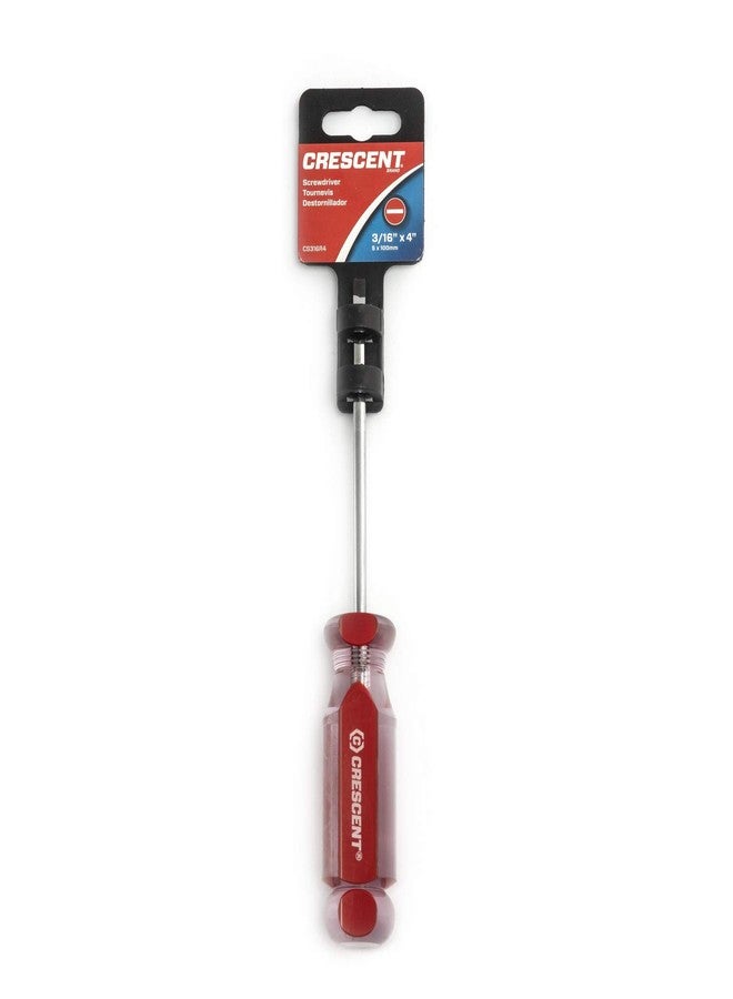 Crescent 3/16" x 4" Cabinet Acetate Screwdriver - CS316R4 - Image 3