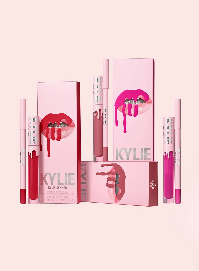 Kylie Cosmetics 2Pc Velvet Lip Kit Regular 306 Say No More