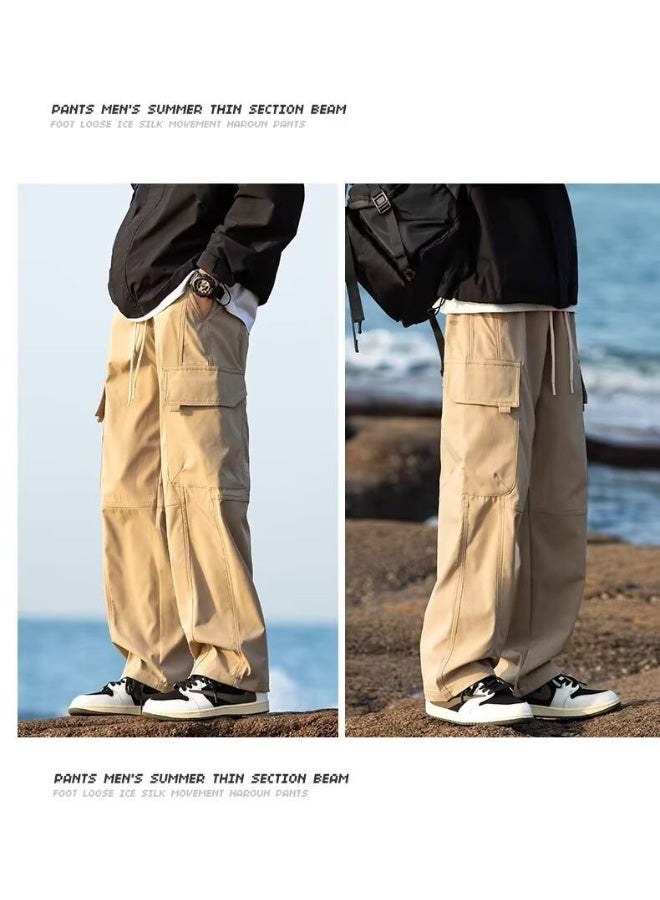 KUYING New Loose Straight Tube Charging Sports Casual Pants - Image 2