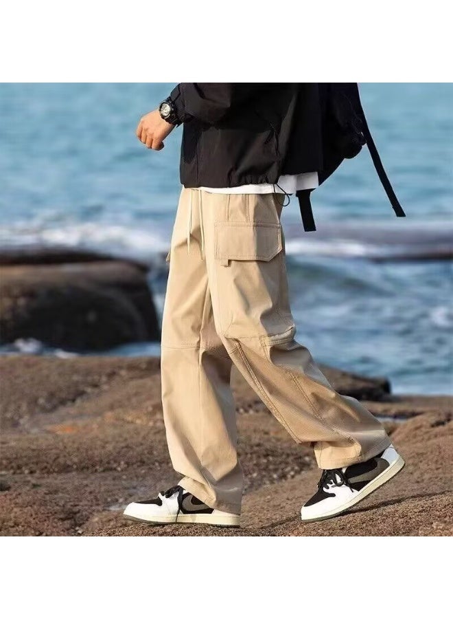 KUYING New Loose Straight Tube Charging Sports Casual Pants - Image 1