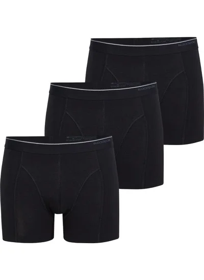 بلاك سباد Men's Black Boxer Cotton 3-Pack 9673