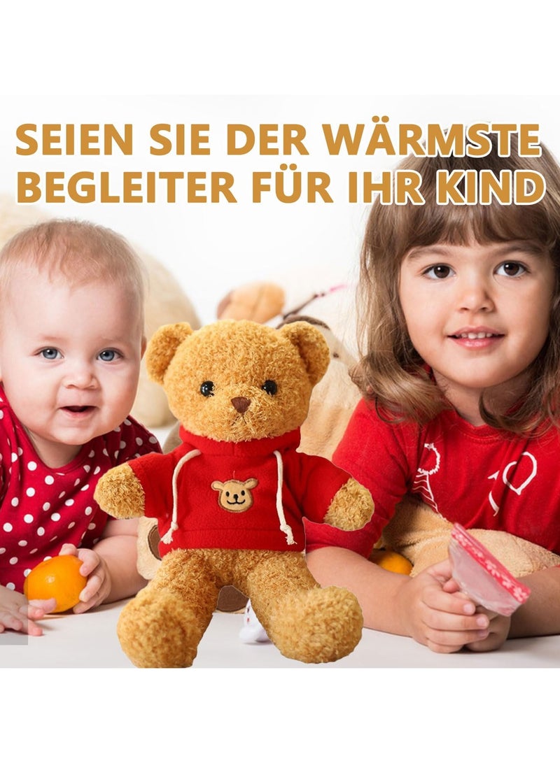 Cute Teddy Bear Plush Stuffed Animal, Teddy Bear with Clothes, Gifts for Children( Brown) - Image 4
