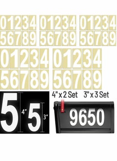 Reflective Mailbox Numbers for Outside 50PCs Waterproof Stickers 3'' and 4'' Self Adhesive 0 to 9 Vinyl Number Signs Window Door Cars Trucks Home Business Address - pzsku/ZC1E84528A75E098A0B88Z/45/_/1718957409/70d6e2e8-8b18-4021-8f20-5d6a7e55e127