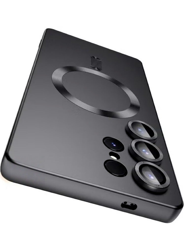 Samsung Galaxy S25Ultra Case with Full Camera Lens Protection, Soft TPU Anti-Scratch Shockproof Phone Case with Wireless Charging for Samsung Galaxy S25 Ultra 5G, Black - Image 2