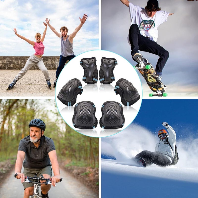 Protective Gear Set - Knee Pads, Elbow Pads, and Wrist Guards for Kids, Youth, and Adults - Ideal for Cycling, Skating, and Outdoor Sports - Image 5
