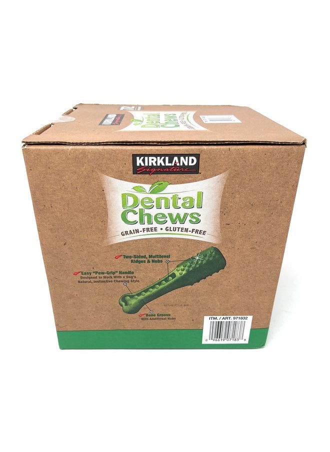 Kirkland Kirkland Signature Dental Chews 72 Dog Treats, Green  - Image 4