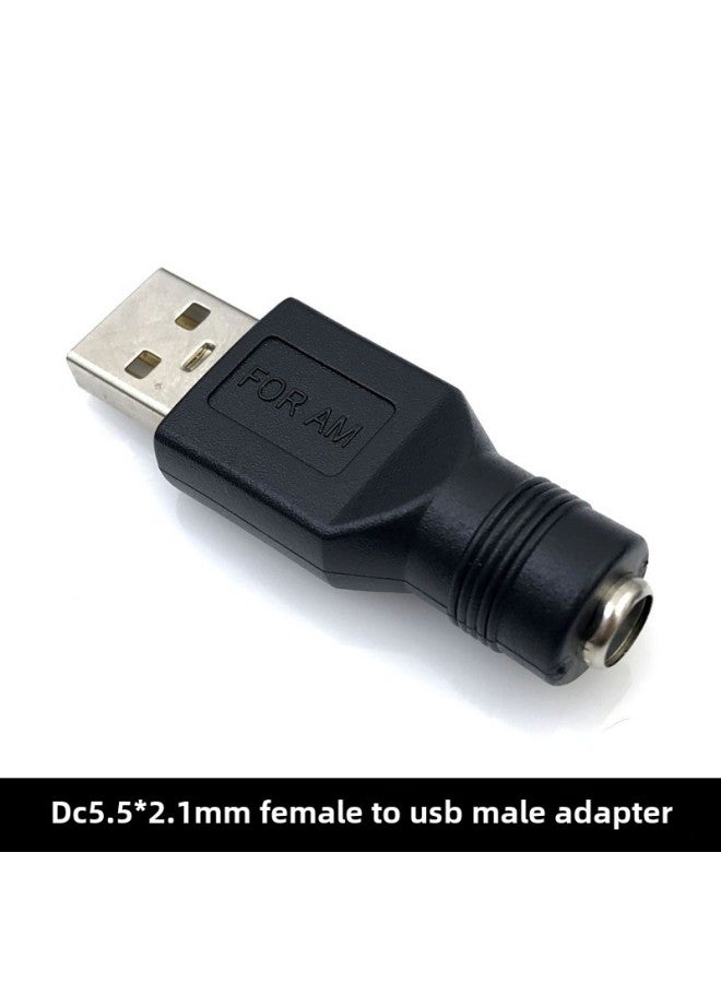 USB Male And Female To DC Male 3.5 * 1.35mm 4.0*1.7 5.5*2.1 2.5 Power Plug Charging Head-Interface Form:USB Female DC5521 Female Short Line  - Image 4