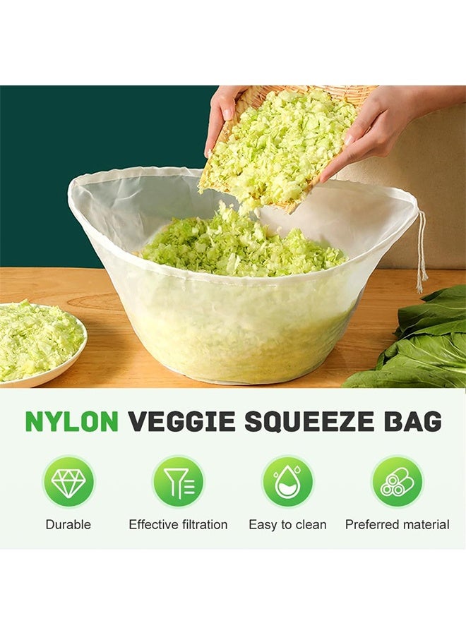 Lemon Soy Milk Bag Cheesecloth Bags, Cheese Cloth Bag for Straining,Reusable Straining Bags for Cooking Baking Juicing (3 sizes) - Image 5