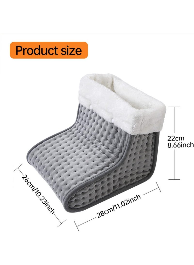 Ru syanl Foot Warmer - Under Desk Electric Heated Feet Heating Pad for Women Men 9 Level Heating 4 Level Timer Auto Shut-Off Winter Gifts for Home Office Indoor - Image 2