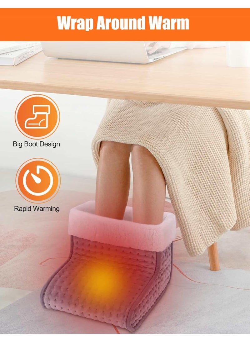 Ru syanl Foot Warmer - Under Desk Electric Heated Feet Heating Pad for Women Men 9 Level Heating 4 Level Timer Auto Shut-Off Winter Gifts for Home Office Indoor - Image 5