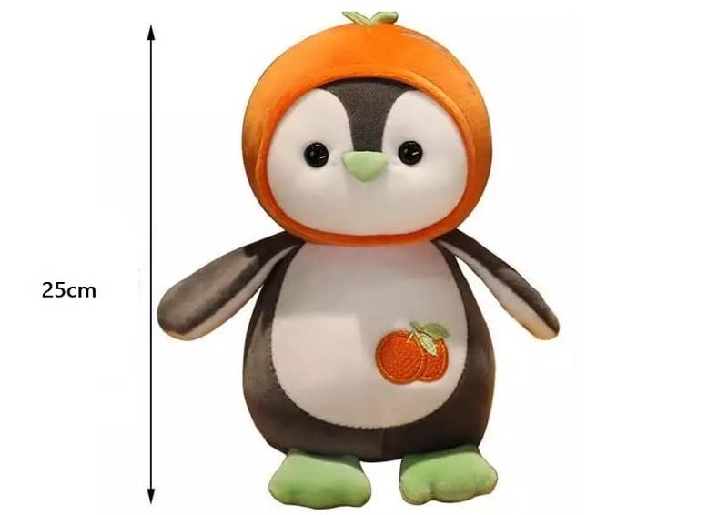 Softdreams Soft Plush Toy for Kids – Cute Stuffed Animal Soft Toy – Soft Cuddly Toy for Baby Boys & Girls, Return Gift -Orange Baby Penguin 25cm - Image 2
