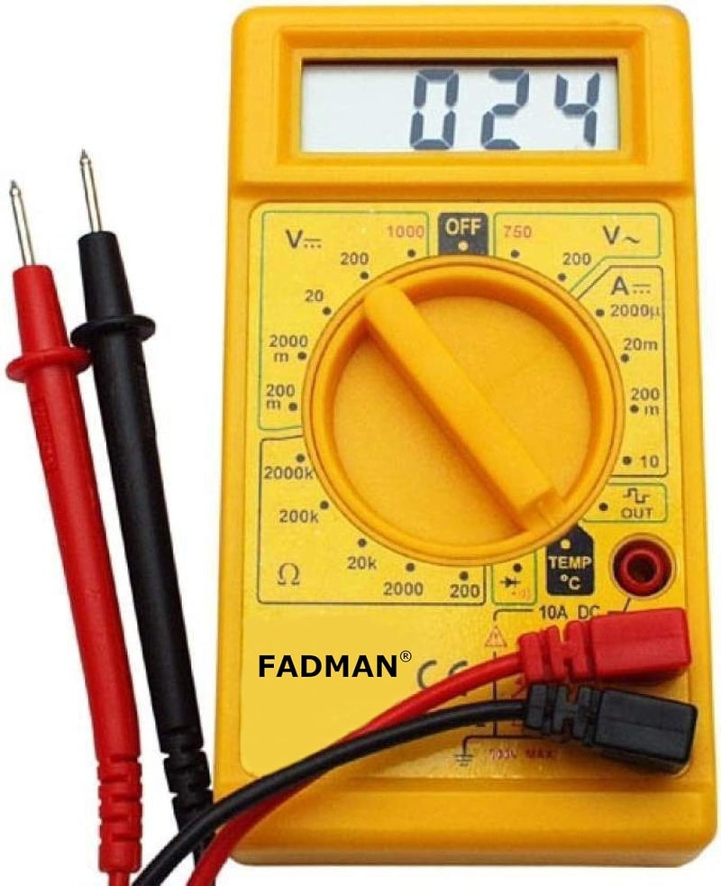 Fadman FADMAN FD4 DIGITAL MULTIMETER YELLOW  - Image 1