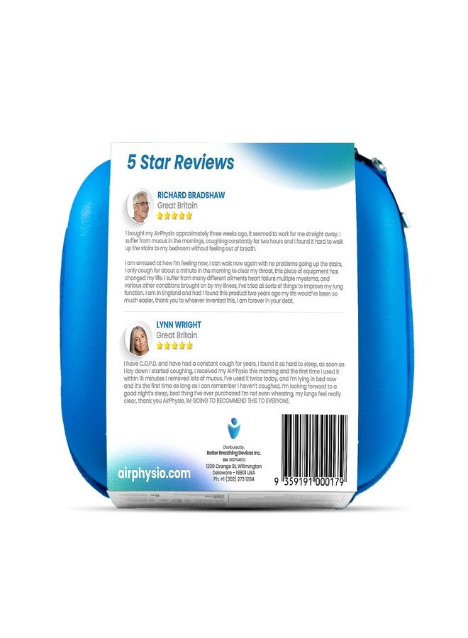 AirPhysio with Protective Storage Case Bag Holder Accessory, Hard Shell Case, and Soft Bag Included - Image 3