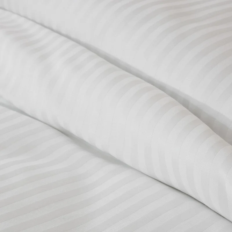 Meyn Collection Satin Double Striped Duvet Cover Set