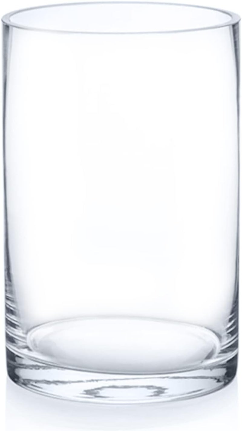 Incrizma Clear Glass Cylinder Vase - Image 3