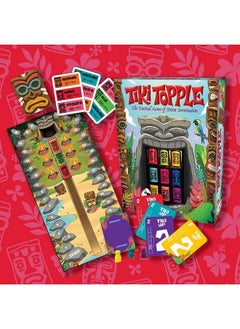 Gamewright Tiki Topple The Tactical Board Game Of Totem Domination Board Game Multi Colored 5" For Ages 120 Months To 180 Months  - Image 3