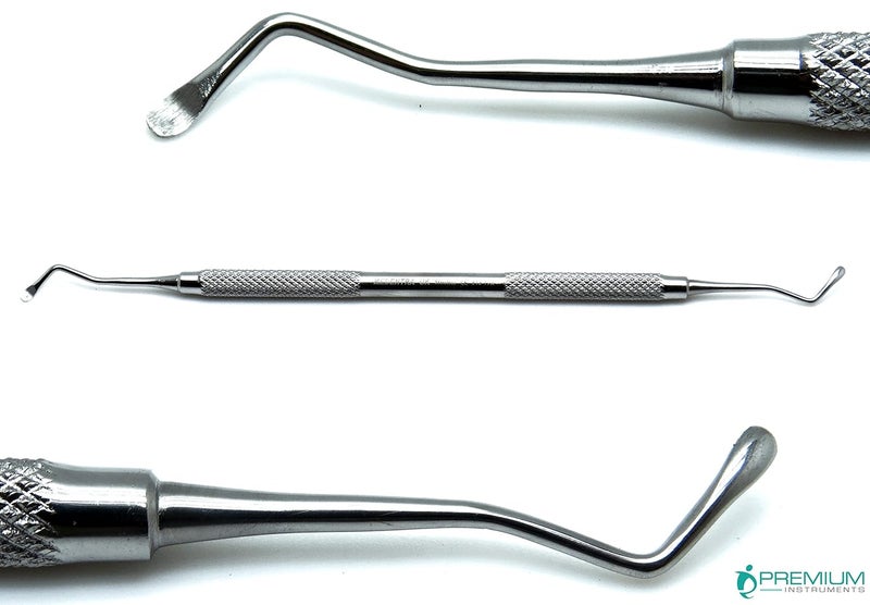 Premium Instruments Dental Restorative Excavator 19w Spoon 2mm Premium Double Ended Instrument - Image 1
