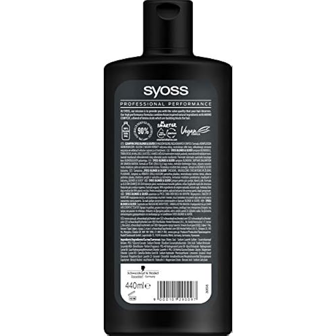 SYOSS BLONDE & SILVER SHAMPOO 440 ML - Image 2