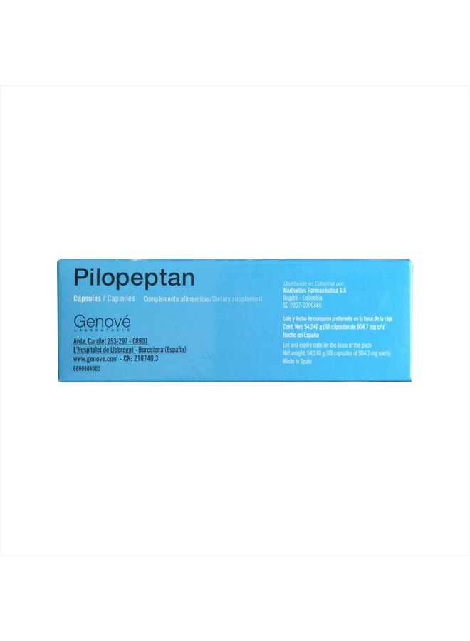 GENOVÉ 3 Pack Genové Pilopeptan 60 Capsules - Oral Treatment to Stop Hair Loss - Hair Regrowth Treatment For Women and Men - Spain - Image 5