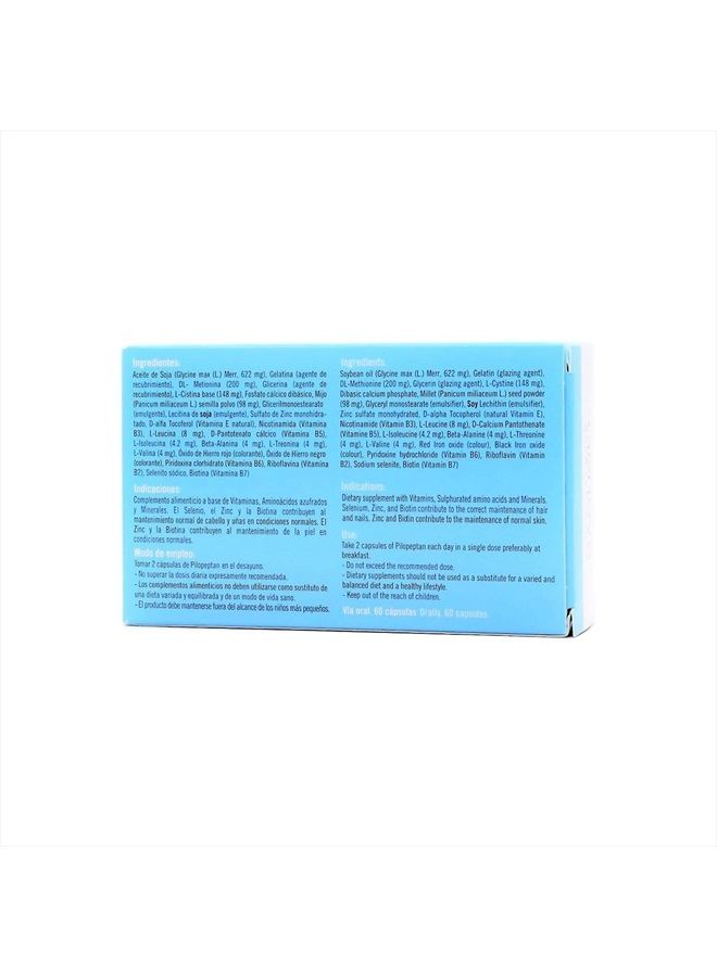 GENOVÉ 3 Pack Genové Pilopeptan 60 Capsules - Oral Treatment to Stop Hair Loss - Hair Regrowth Treatment For Women and Men - Spain - Image 3