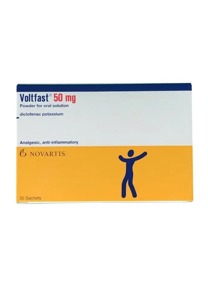 NOVARTIS Voltfast 50mg 30 Sachets  - Image 1