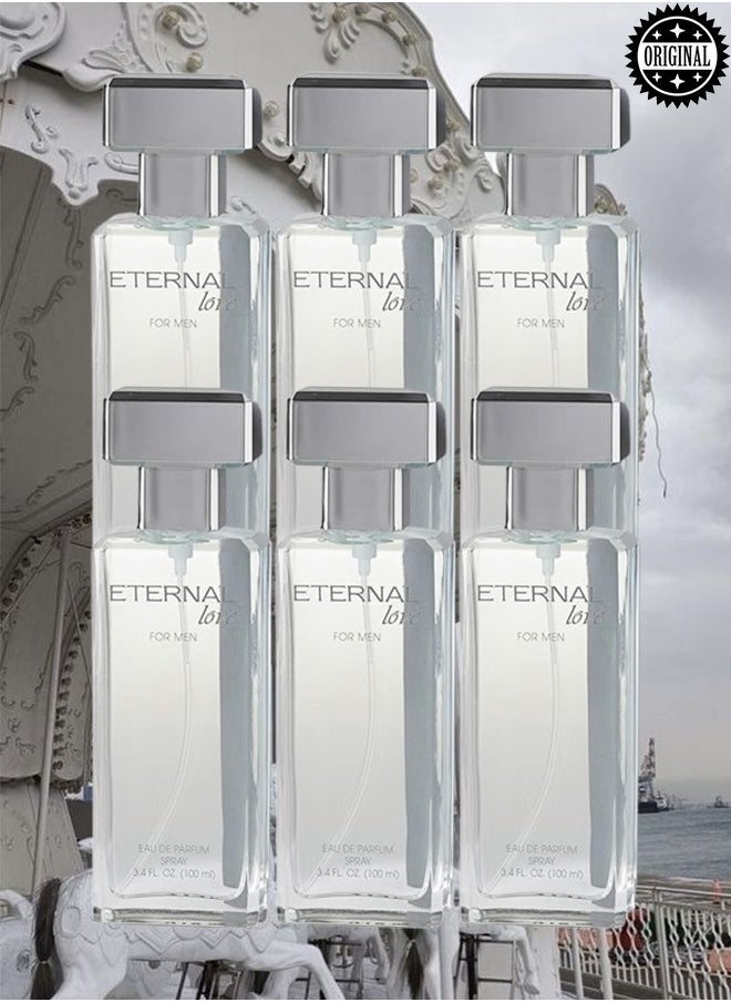 Eternal love 6 Pieces Eternal Love For Men Perfume EDP 100ML  - Image 1
