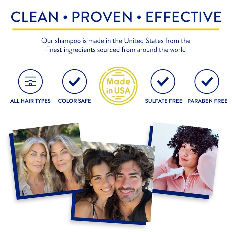 Routine Wellness Anti-Thinning Shampoo for Thinning Hair - Biotin DHT Blocker Women & Men - Color Safe Shampoo for Hair Loss & Healthy Hair - Rose Hips - 14oz - Image 5