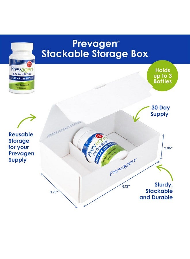Prevagen Regular Strength 10mg, 30 Capsules |1 Pack| with Apoaequorin & Vitamin D with Attractive and Stackable Prevagen Storage Box - Image 2