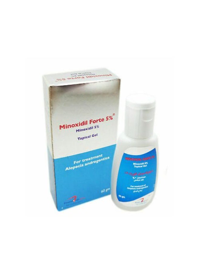 جل مينوكسيديل فورت 5% الموضعي لتساقط الشعر وتخفيف الشعر 60جرام - Image 1