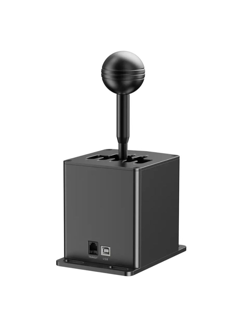 موزة ناقل حركة Moza HGP بنمط H – ناقل سباق بـ7 سرعات، هيكل معدني كامل، إحساس تبديل واقعي، ونظام أمان للتراجع – متوافق مع نظام Moza للسباقات - Image 4