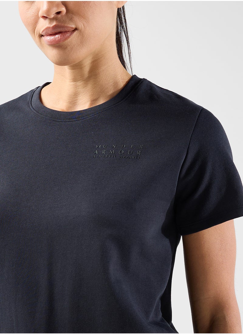 UNDER ARMOUR - Women's Heavyweight Branded Core T-shirt - Image 1