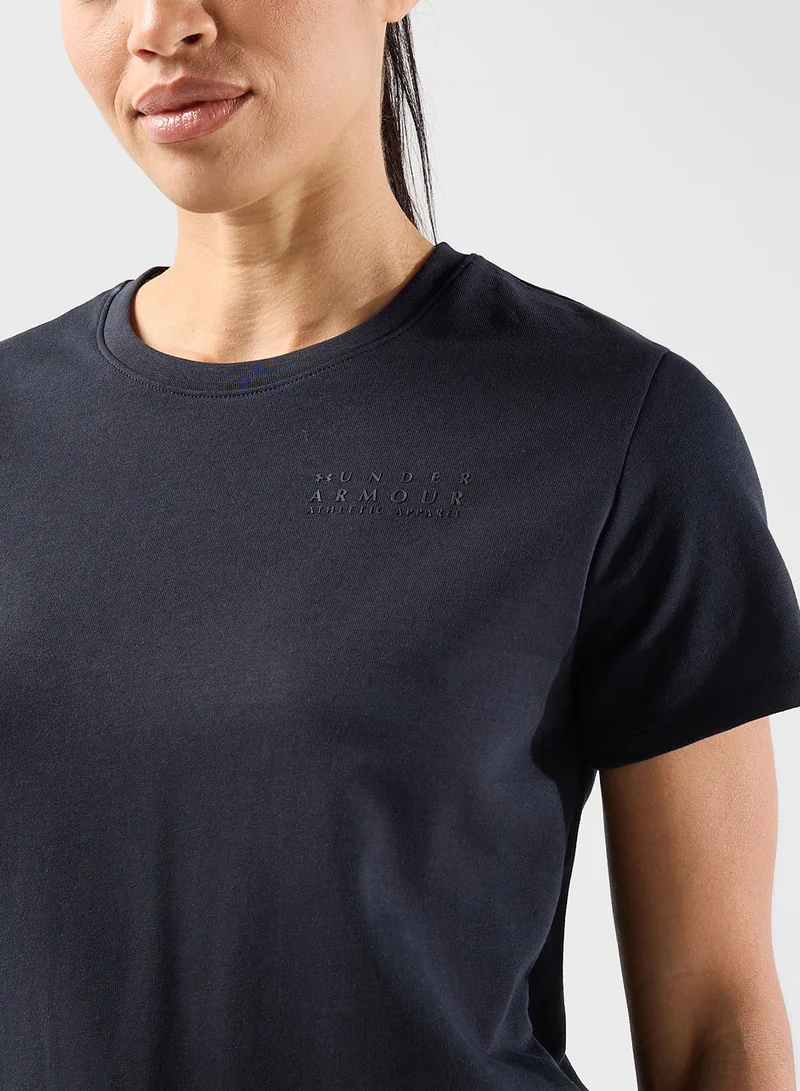Under Armour  Women's Heavyweight Branded Core T-shirt for Women | Best Price UAE