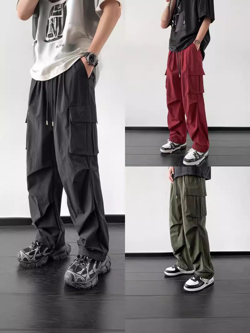 Multi-Pocket Plus Size Casual Covers Men'S And Women'S Neutral Handsome Trendy Brand Couple'S Casual Pants For Men - Image 2