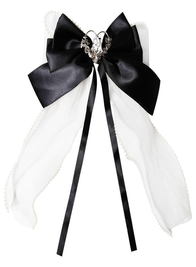LUV HER Alice in Wonderland Hair Bow - Girls Hair Accessories Back to School Gift - Double-Layered Design with Themed Charm - Sturdy French Clip - Ideal for Parties/Special Occasions/Everyday - Age 3+ - Image 3