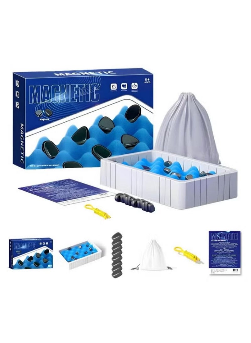 ليشب لعبة شطرنج مغناطيسية للغ puzzles تفاعلية بين الوالدين والأطفال، لعبة شطرنج مغناطيسية لتفاعل العائلة، لعبة على الطاولة للأطفال، لعبة ذهنية مغناطيسية. - Image 1