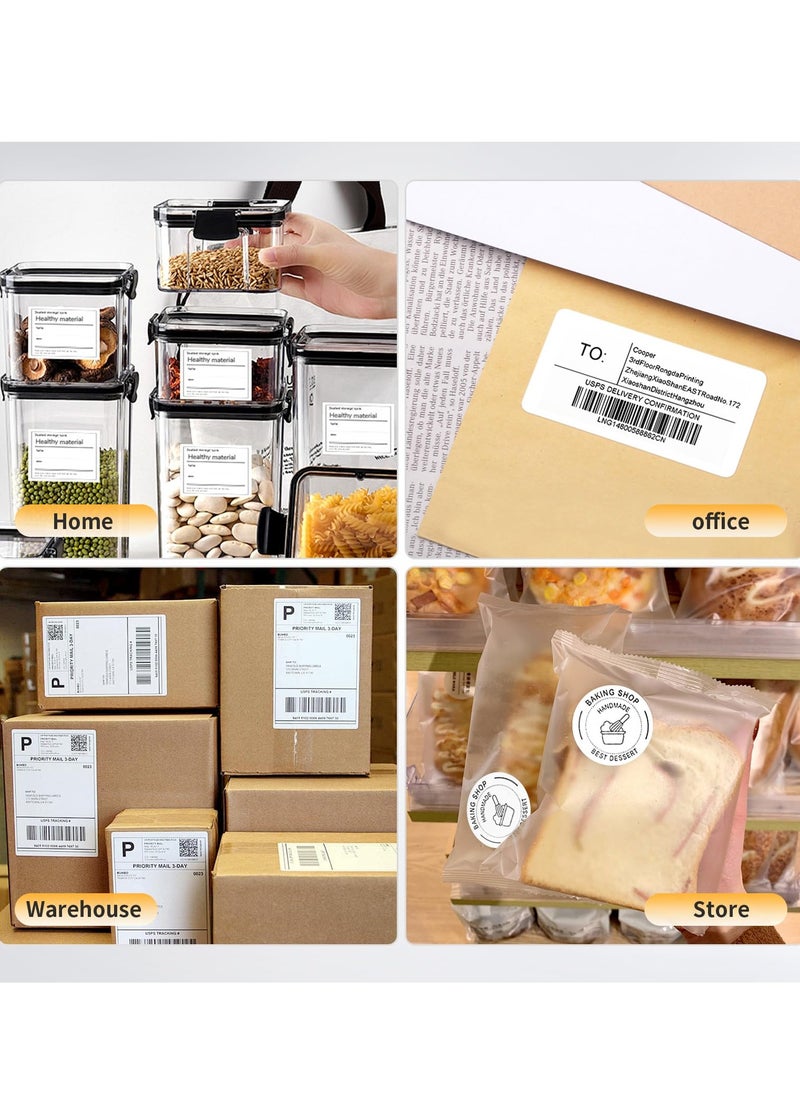 XiuWoo Bluetooth Label Printer, Label Printer 4x6, Label Printer Thermal Printer is compatible with iOS, Android and Windows for printing for most of platforms, White  - Image 5