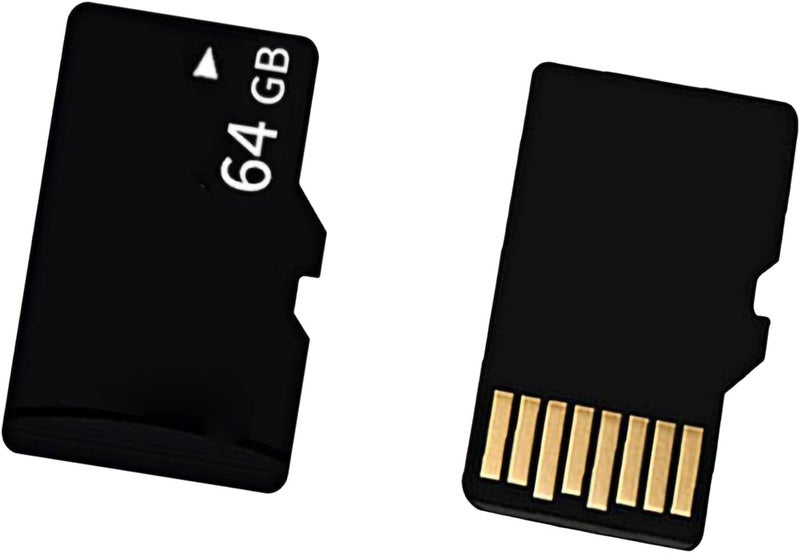بطاقة مايكرو إس دي 64 جيجابايت، واجهة UHS، شريحة معدنية، سرعة قراءة 80 ميجابايت/ثانية، نقل بيانات سريع - Image 1